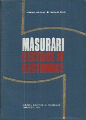 book Măsurări electrice şi electronice  