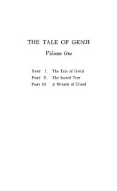 book The Tale of Genji: A Novel in Six Parts, Volumes One and Two  