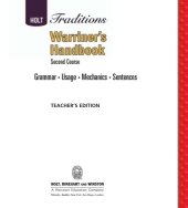 book Warriner's handbook: second course : grammar, usage, mechanics, sentences (Teacher's edition)  