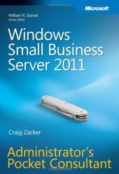 book Windows Small Business Server 2011 Administrator's Pocket Consultant  