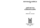 book ¿Qué es una constitución?  