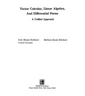 book Vector Calculus, Linear Algebra and Differential Forms: A Unified Approach  