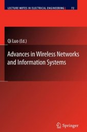 book Advances in Wireless Networks and Information Systems