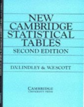 book New Cambridge Statistical Tables  