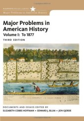 book Major Problems in American History, Volume I  