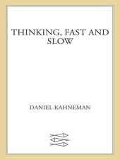 book Thinking, Fast and Slow  