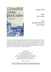 book Unter den Linden. Drei unwahrscheinliche Geschichten  