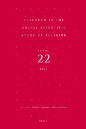 book Research in the Social Scientific Study of Religion  