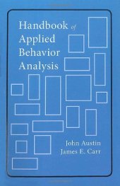 book Handbook of Applied Behavior Analysis  