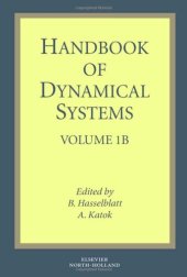 book Handbook of dynamical systems