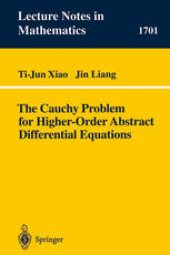 book The Cauchy Problem for Higher Order Abstract Differential Equations