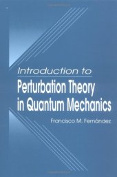 book Introduction to perturbation theory in quantum mechanics