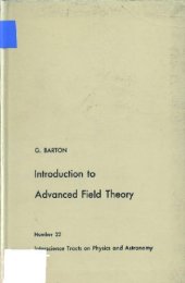 book Introduction to advanced field theory 