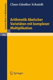 book Arithmetik Abelscher Varietaeten mit komplexer Multiplikation