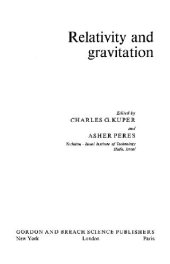 book Relativity and gravitation: proc. Technion 1969