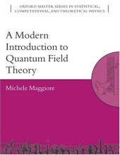 book A Modern Introduction to Quantum Field Theory  