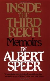 book Inside the Third Reich: Memoirs by Albert Speer  