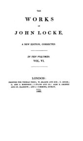 book The works of John Locke 6  