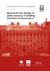 book Manual for the design of plain masonry in building structures to Eurocode 6  