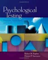 book Psychological Testing: Principles, Applications, and Issues  