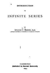 book Introduction To Infinite Series  