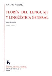 book Teoría del lenguaje y lingüística general: cinco estudios  