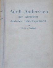 book Adolf Anderssen der Altmeister deutscher Schachspielkunst