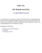 book Der Bauch von Paris (Bd.3)  