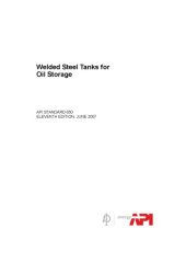 book Welded Steel Tanks for Oil Storage  