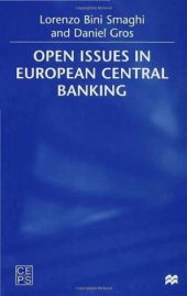 book Open Issues in European Central Banking  