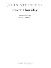 book Sweet Thursday  