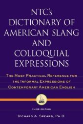 book NTC's Dictionary of American Slang and Colloquial Expressions  