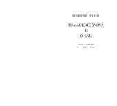 book Tumacenje snova II (o snu)  