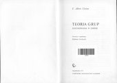 book Teoria grup : zastosowania w chemii  