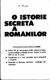 book O istorie secretă a românilor  