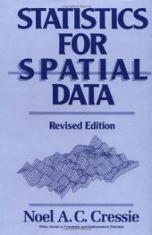 book Statistics for Spatial Data (Wiley Series in Probability and Statistics)  