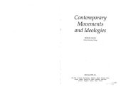 book Contemporary movements and ideologies  