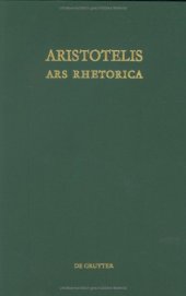 book Aristotelis Ars rhetorica