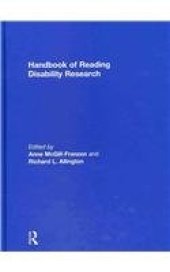 book Handbook of Reading Disability Research  