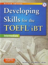 book Developing Skills for the TOEFL iBT, 2nd Edition Intermediate Combined Book  