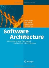 book Software Architecture: A Comprehensive Framework and Guide for Practitioners  