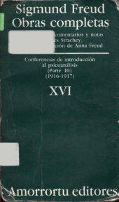 book Obras Completas - Tomo XVI Conferencias de Introduccion Al Psicoanalisis  