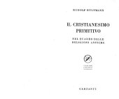 book Il cristianesimo primitivo nel quadro delle religioni antiche  