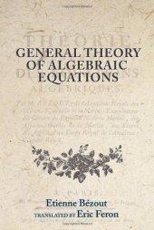 book General Theory of Algebraic Equations  