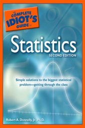 book The Complete Idiot's Guide to Statistics, 2nd Edition  