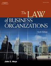 book The Law of Business Organizations, 6th Edition (West Legal Studies Series)  