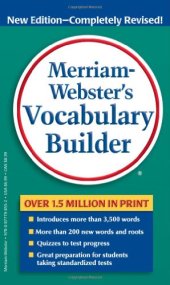 book Merriam-Webster's Vocabulary Builder  