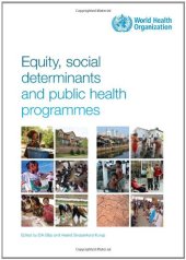 book Equity, social determinants and public health programmes  