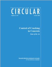 book Control of Cracking in Concrete State of the Art  