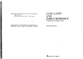 book Late Latin and Early Romance in Spain and Carolingian France. (ARCA, Classical and Medieval Texts, Papers and Monographs 8)  